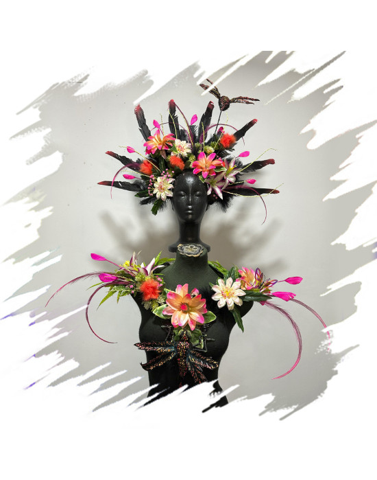 Handmade props and fascinator