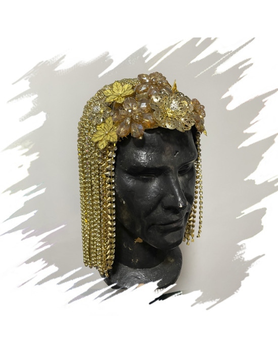 Headpieces handmade at the Leo Altamirano Academy by Magic Gardens.