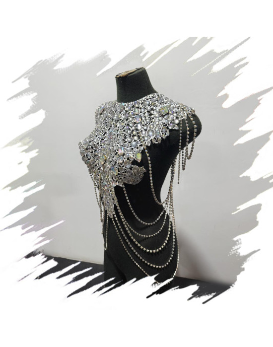 Handmade pearl props with costume jewelry