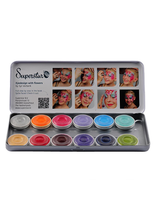 Superstar Set of 12 Shades, Syllie faces