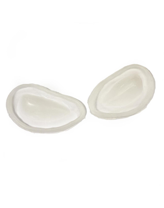 Maleficent-style cheekbones, handmade Eco Flex silicone appliqués encapsulated in Syncap. (pair)