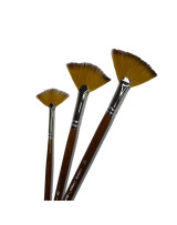 Fan shape brushes for artistic makeup and Body Painting