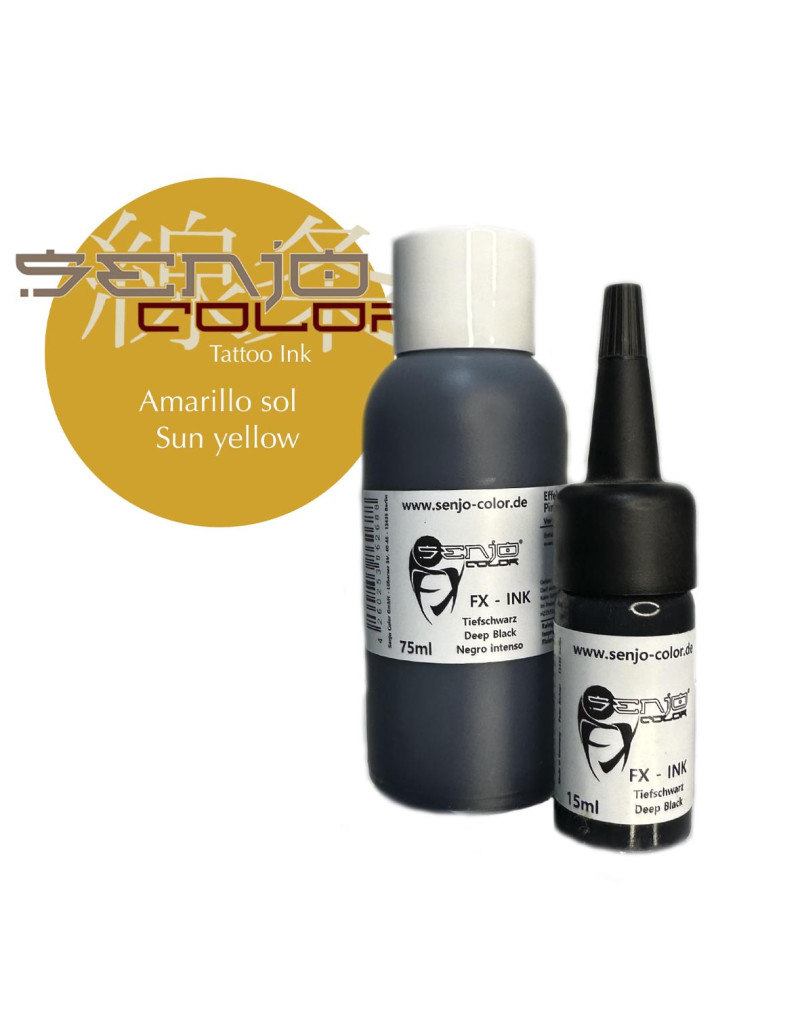 75ml. Tintas corporales Tattoo Ink Senjo Color.