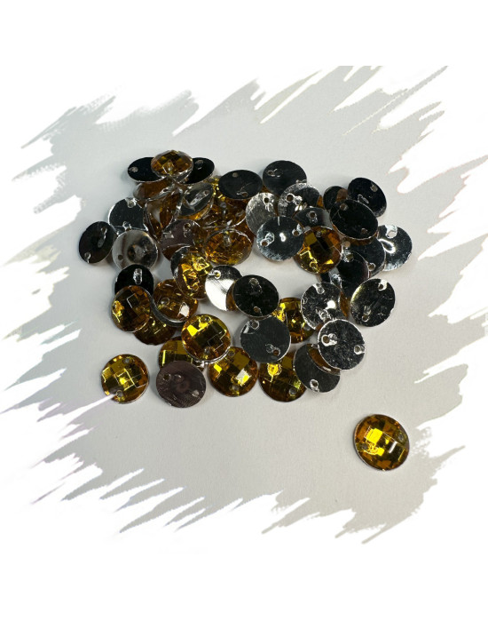 Iridescent concave gems.