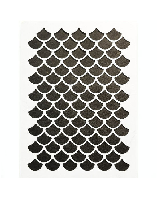 Semi transparent flexible stencil.