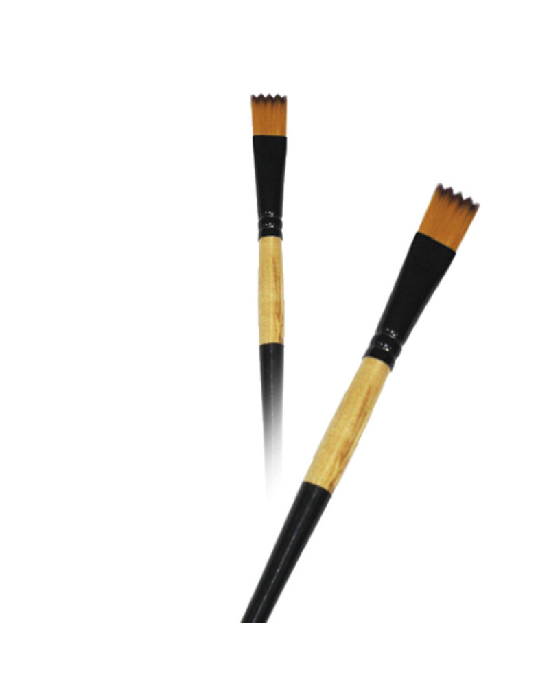 Synthetic Comb brush for Body Painting. No. 6 and 8