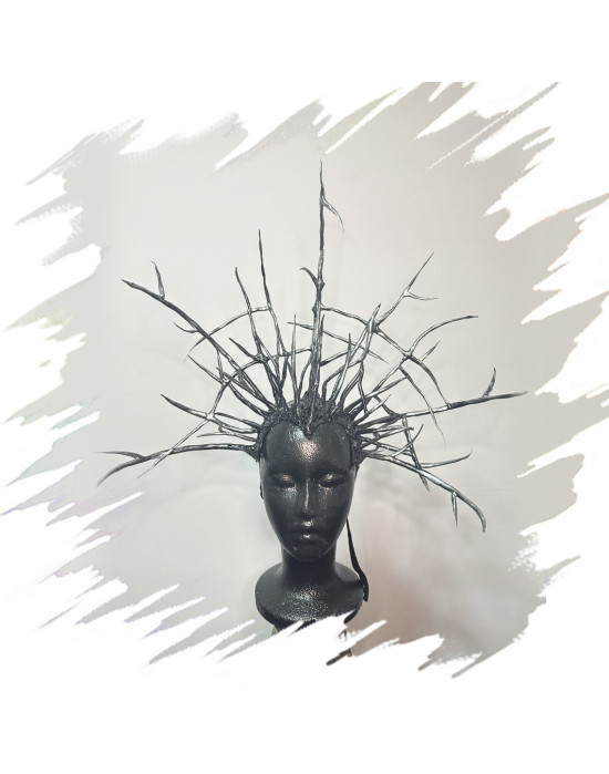 Headpieces handmade at the Leo Altamirano Academy by Magic Gardens.