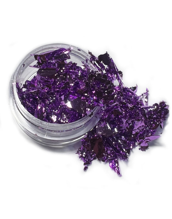 Extra thin metallic flakes.