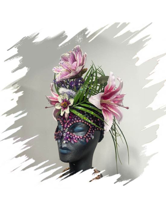 Headpieces handmade at the Leo Altamirano Academy by Magic Gardens.