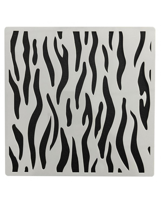 Semi transparent flexible stencil, Animal prints.