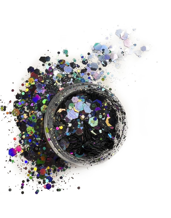 Holographic Chunky Glitter.