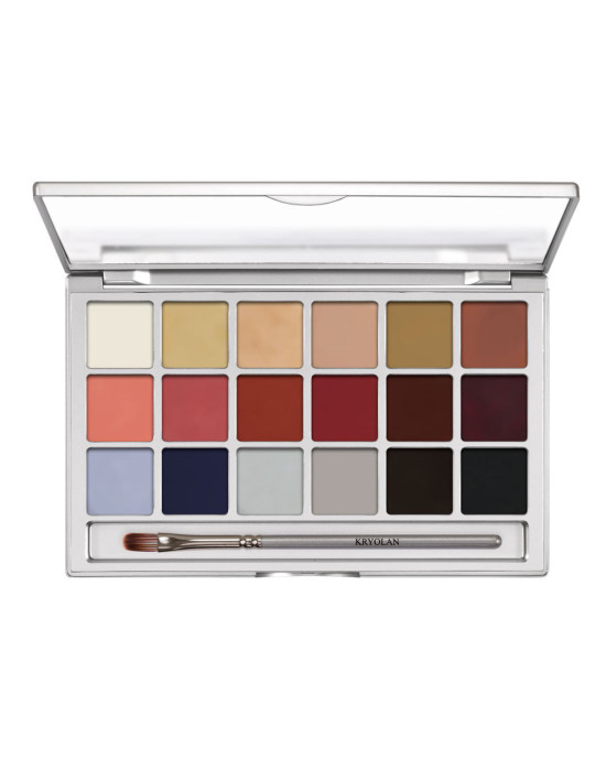Coloring Vision palette 18 shades supracolor Kryolan