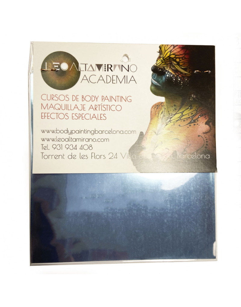 Self-adhesive plastic mirror sheets
