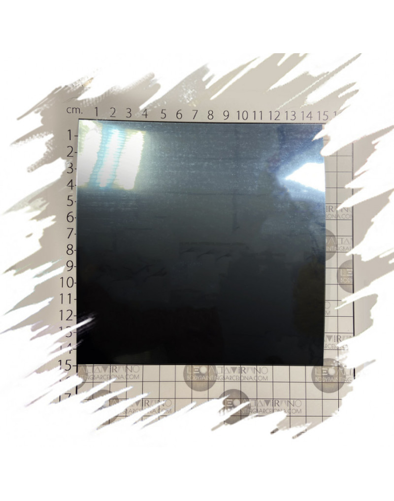 Self-adhesive plastic mirror sheets