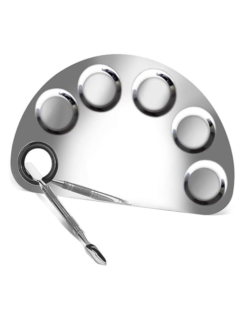 Spatula with steel trowel
