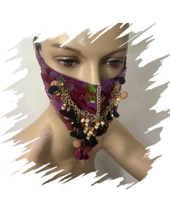 Glam face masks for characterization,  make-up art and Body Painting projects.