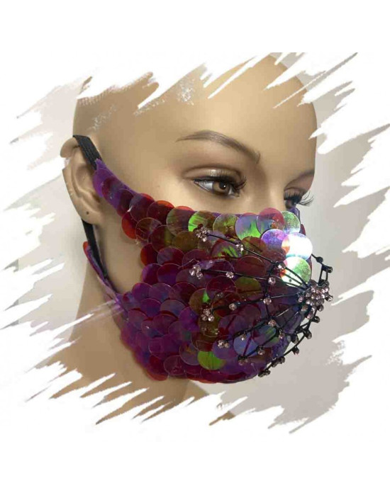 Glam face masks for characterization,  make-up art and Body Painting projects.
