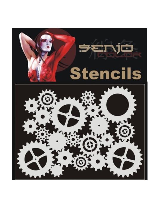 Stencil A4 Steampunk